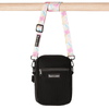 Dog Walking Bag With Candy Floss Strap - Black - Bailey and Coco (UK)