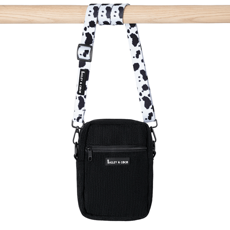 Dog Walking Bag With On The Dot Strap - Black - Bailey and Coco (UK)