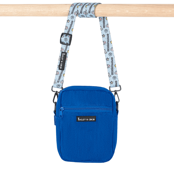 Dog Walking Bag With Pupfluencer Little King Strap - Midnight Blue - Bailey and Coco (UK)