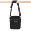 Dog Walking Bag With Space Paws Strap - Black - Bailey and Coco (UK)