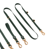 Hands-Free Double Ended Dog Lead – Forest Green