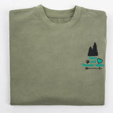 Embroidered Wonder Walks Organic Sweatshirt - Khaki - Bailey and Coco (UK)