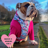 Floral Dog Harness - Colour Drops - Spring Dreams - Bailey and Coco (UK)