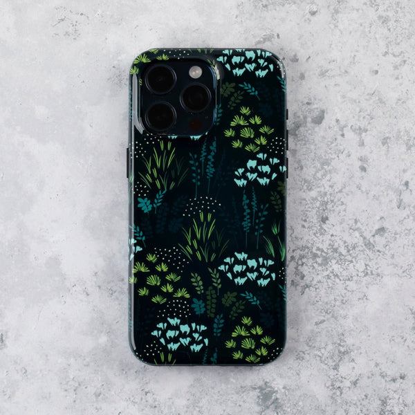 Forest Green Floral iPhone 14 Pro Max Case - Bailey and Coco (UK)
