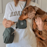 Forest Tweed Adjustable Dog Harness, Lead, Collar & Tweed Dog Walking Bag Bundle - Bailey and Coco (UK)