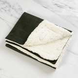 Forest Tweed Dog Blanket - Soft Sherpa Lined - Bailey and Coco (UK)