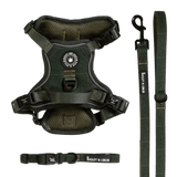 Forest Tweed Trail & Glow Dog Harness, Lead & Collar Bundle - Bailey and Coco (UK)