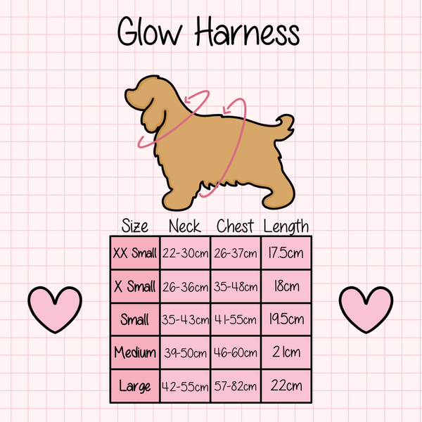 Glow Harness® - The Red Tartan One - alternate view