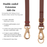Hands-Free Double Ended Dog Lead Complete Set – Mulberry - Bailey and Coco (UK)