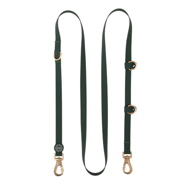 Hands-Free Double Ended Dog Lead – Forest Green - Bailey and Coco (UK)
