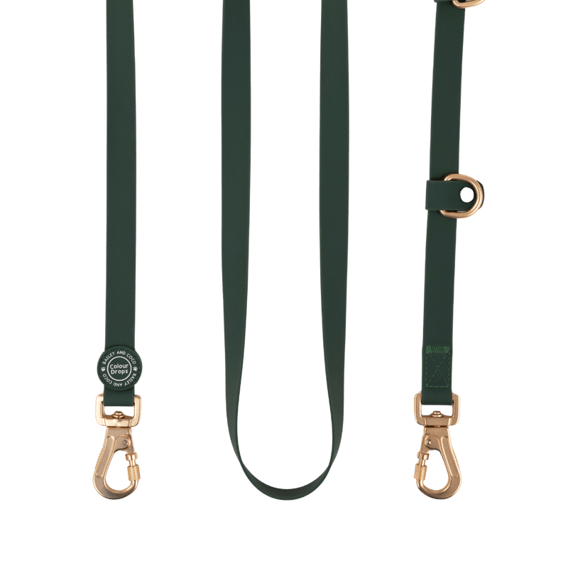 Hands-Free Double Ended Dog Lead – Forest Green - Bailey and Coco (UK)