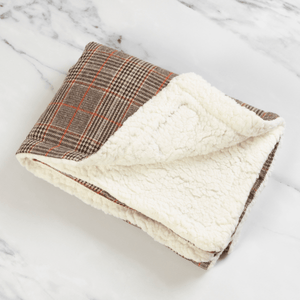 Heritage Plaid Dog Blanket - Soft Sherpa Lined - Bailey and Coco (UK)