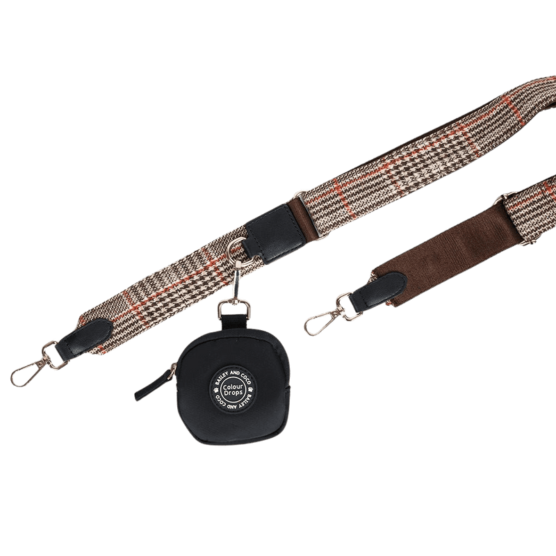 Heritage Plaid Strap for Dog Walking Bag - Bailey and Coco (UK)