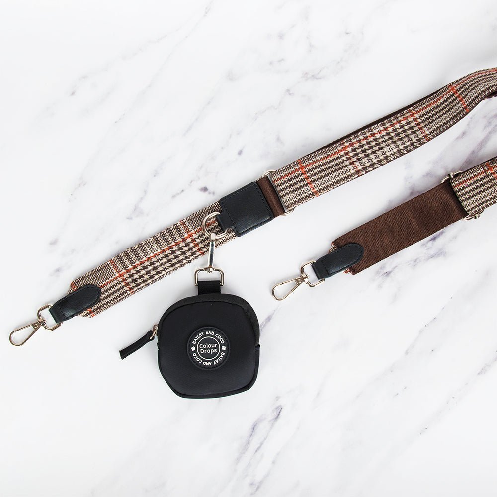 Heritage Plaid Strap for Dog Walking Bag - Bailey and Coco (UK)