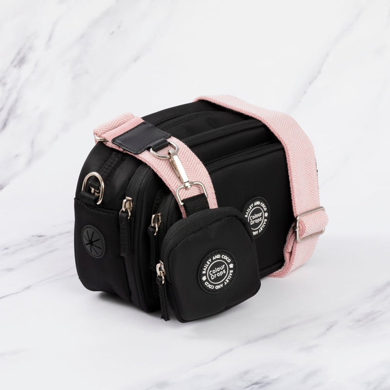 Lavender Tweed Adjustable Dog Harness, Lead, Collar & Dog Walking Bag Bundle - Bailey and Coco (UK)