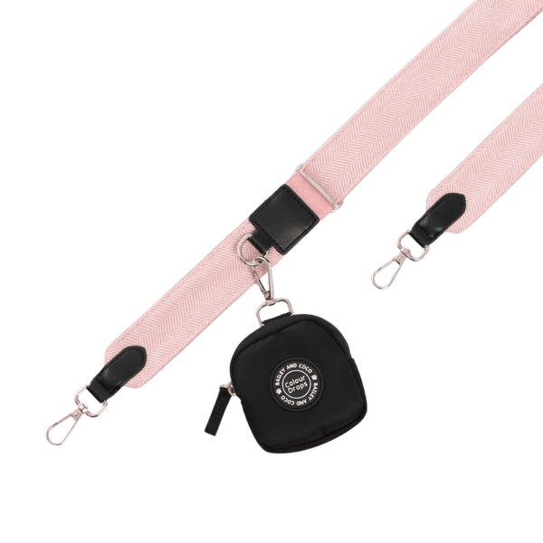 Lavender Tweed Strap for Dog Walking Bag - Bailey and Coco (UK)