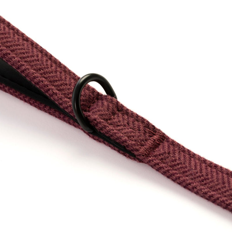 Lightweight Mini Dog Lead 5ft - Mulberry Tweed - Bailey and Coco (UK)