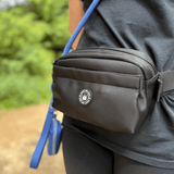 Magnetic Snap Dog Walking Bum Bag - Black - Bailey and Coco (UK)