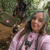 Magnetic Snap Dog Walking Bum Bag - Olive it Hot - Bailey and Coco (UK)