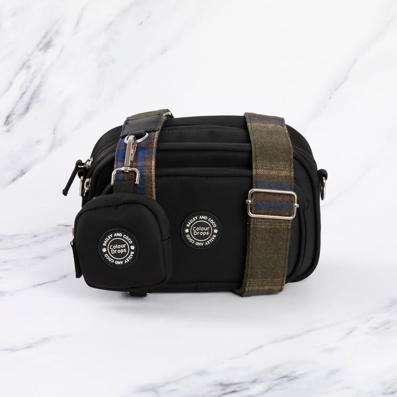 Mayfair Tweed - Colour Drops - Lightweight & Adjustable Dog Harness, Lead, Collar & Dog Walking Bag Bundle - Bailey and Coco (UK)