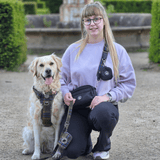 Mayfair Tweed - Colour Drops - Lightweight & Adjustable Dog Harness, Lead, Collar & Dog Walking Bag Bundle Latte - Bailey and Coco (UK)