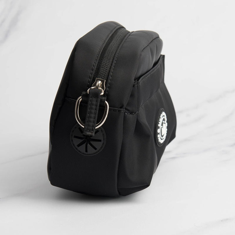 Mini Magnetic Snap Dog Walking Bag - Black - Bailey and Coco (UK)