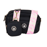 Mini Magnetic Snap Dog Walking Bag with Candy Floss Strap - Bailey and Coco (UK)