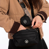 Mini Magnetic Snap Dog Walking Bag with Heritage Plaid Strap - Bailey and Coco (UK)