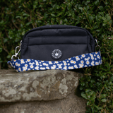 Mini Magnetic Snap Dog Walking Bag with Loves me, Loves me not Strap - Bailey and Coco (UK)