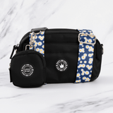 Mini Magnetic Snap Dog Walking Bag with Loves me, Loves me not Strap - Bailey and Coco (UK)