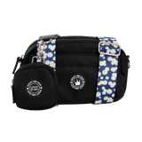 Mini Magnetic Snap Dog Walking Bag with Loves me, Loves me not Strap - Bailey and Coco (UK)