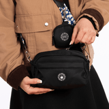 Mini Magnetic Snap Dog Walking Bag with Loves me, Loves me not Strap - Bailey and Coco (UK)