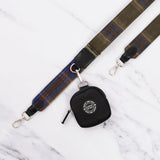 Mini Magnetic Snap Dog Walking Bag with Mayfair Tweed Strap - Bailey and Coco (UK)