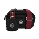 Mini Magnetic Snap Dog Walking Bag with Mulberry Tweed Strap - Bailey and Coco (UK)