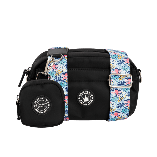Mini Magnetic Snap Dog Walking Bag with Spring Dreams Strap - Bailey and Coco (UK)