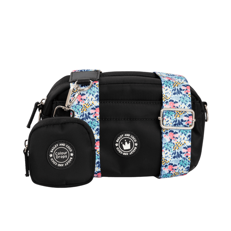 Mini Magnetic Snap Dog Walking Bag with Spring Dreams Strap - Bailey and Coco (UK)