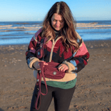 Mulberry Tweed Adjustable Dog Harness, Lead, Collar & Tweed Dog Walking Bag Bundle - Bailey and Coco (UK)
