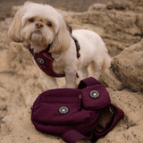 Mulberry Tweed Adjustable Dog Harness, Lead, Collar & Tweed Dog Walking Bag Bundle - Bailey and Coco (UK)
