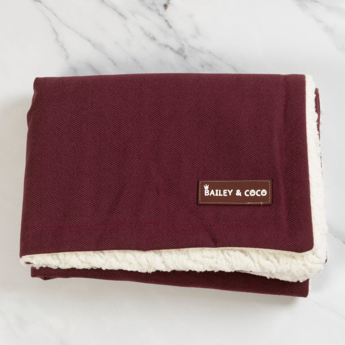 Mulberry Tweed Dog Blanket - Bailey and Coco (UK)