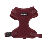 Mulberry Tweed Dog Harness - Adjustable Neck Dog Harness - Bailey and Coco (UK)
