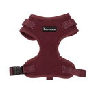 Mulberry Tweed Dog Harness - Adjustable Neck Dog Harness