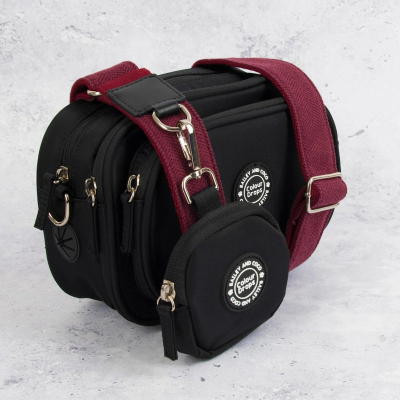 Mulberry Tweed Strap for Dog Walking Bag - Bailey and Coco (UK)