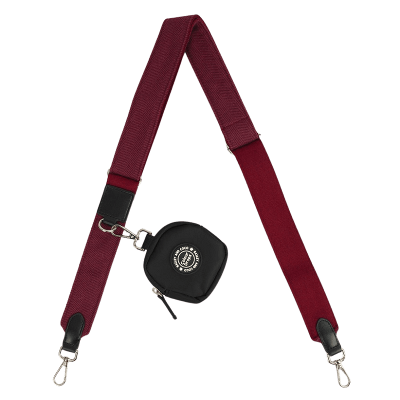 Mulberry Tweed Strap for Dog Walking Bag - Bailey and Coco (UK)