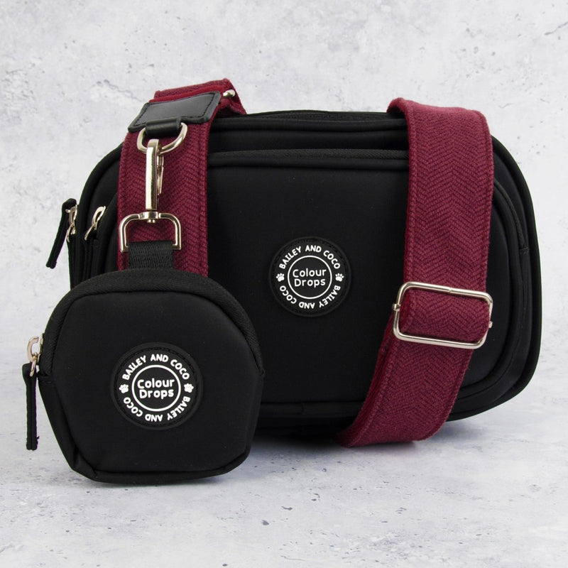 Mulberry Tweed Strap for Dog Walking Bag - Bailey and Coco (UK)