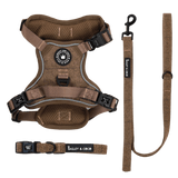 Oxford Tweed Trail & Glow Dog Harness, Lead & Collar Bundle - Bailey and Coco (UK)