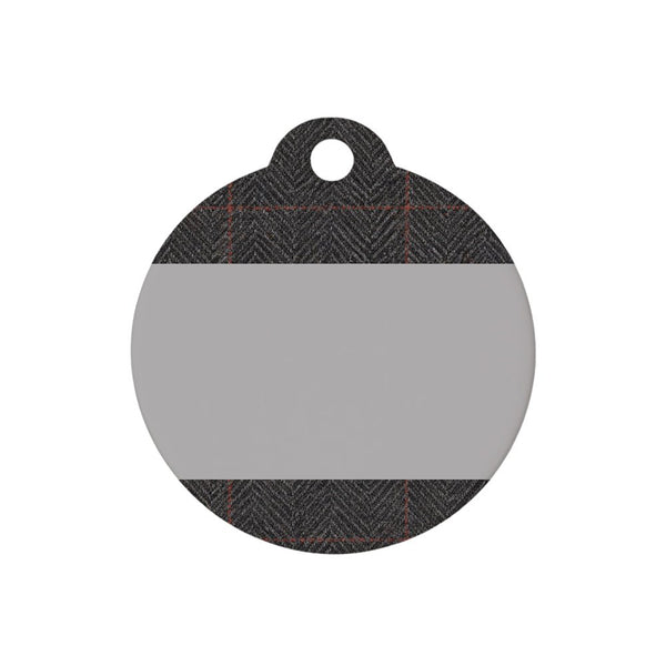 Personalised Dog ID Tag - Charcoal Tweed - Bailey and Coco (UK)