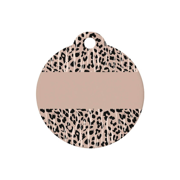 Personalised Dog ID Tag - Jungle Leopard