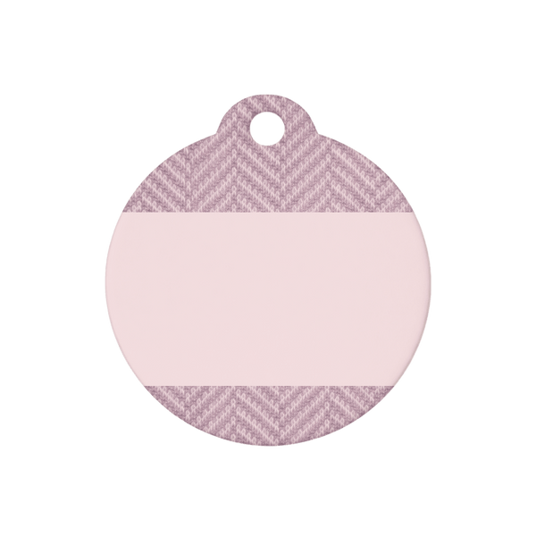 Personalised Dog ID Tag - Lavender Tweed - Bailey and Coco (UK)