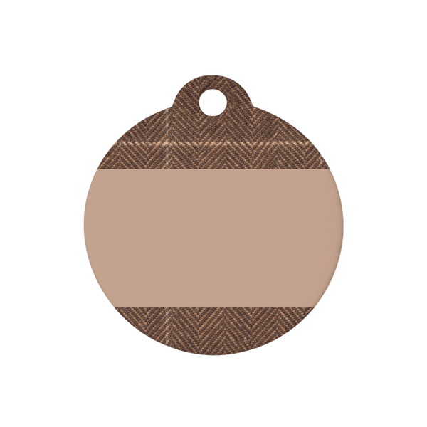 Personalised Dog ID Tag - Oxford Tweed - Bailey and Coco (UK)