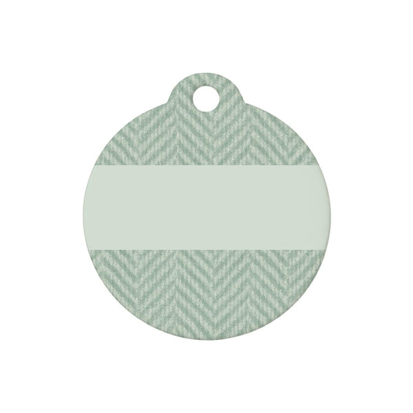 Personalised Dog ID Tag - Sage Tweed